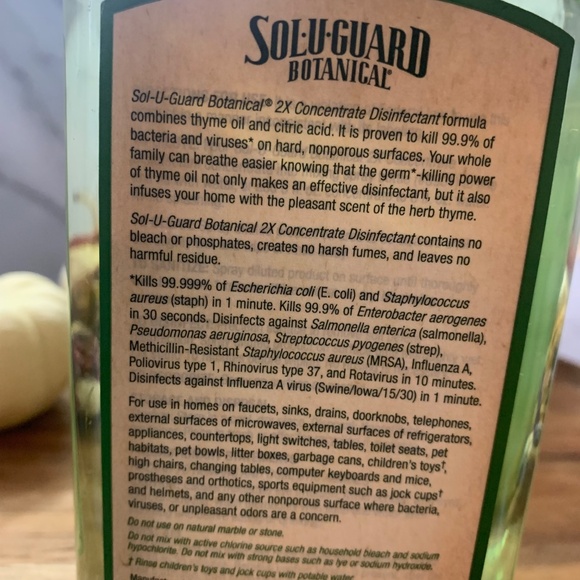 Sol-U-Guard Botanical® 2x Disinfectant - Picture 2 of 3